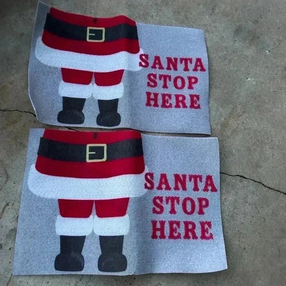 Santa stop here rugs - Picture 1 of 2